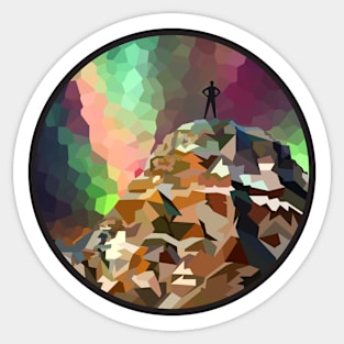 The Man on the Mountain Sticker